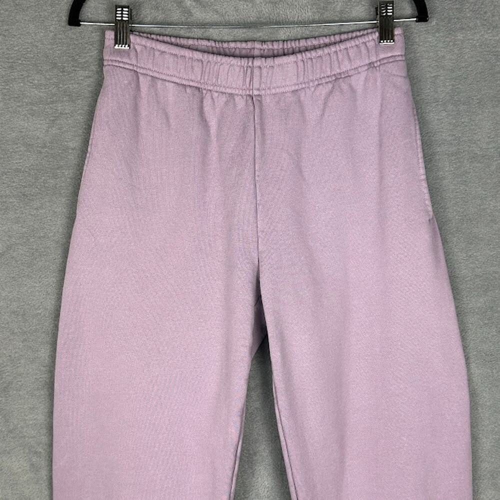 Tna Extra Fleece Sweatpants Womens Extra Small Purple Boyfriend Comfort Lounge - Picture 2 of 14